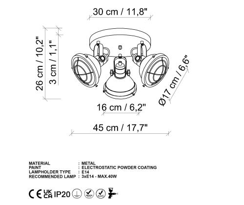 Valaisimet Spoly - 13799