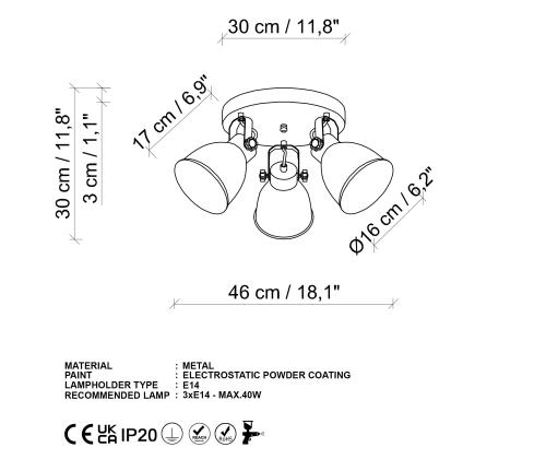 Valonheittimet Spotkafası - 13788
