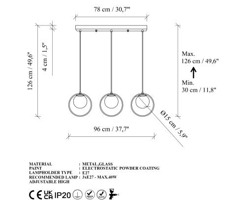 Valaisimet Dolunay - 7056