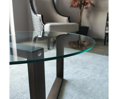 Sohvapöytä Yuvarlak Cam Orta Sehpa S300