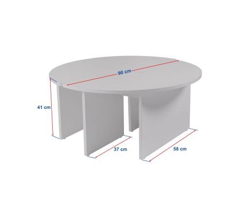 Sohvapöytä Moira - Puu Musta