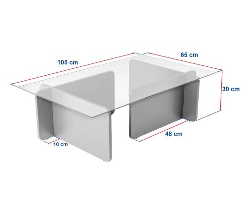 Sohvapöytä Flavio - Venezia Walnut