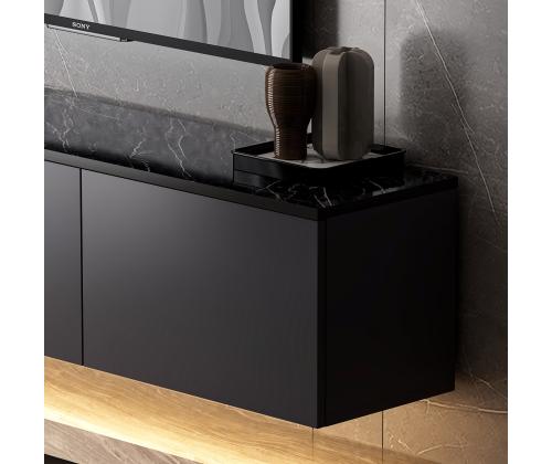 TV laud Neon valaistu - Antrasiittipunainen