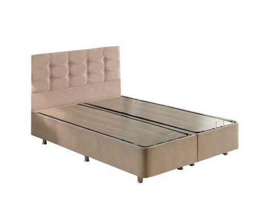 Ela Double - vaaleanruskea (180 x 200)