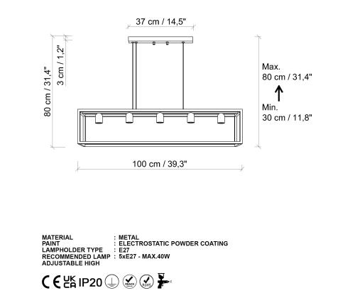 Valaisimet Kafes - 13748
