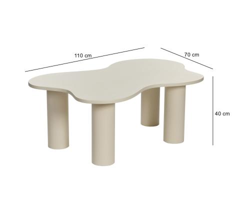 Sohvapöytä Bloom - Cream