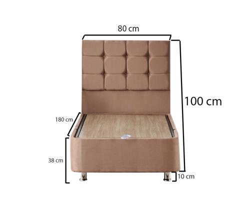 Helen - vaaleanruskea (80 x 180)