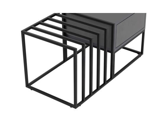 Sohvapöytä Charlotte - Musta