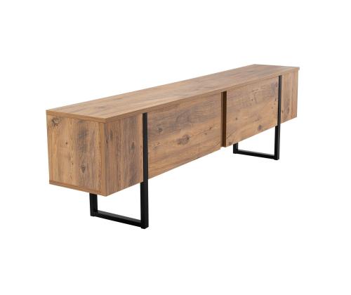 TV laud Serenity - Atlantin mänty, musta