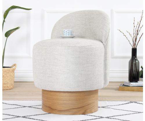 Barren Puf - vaaleanharmaa