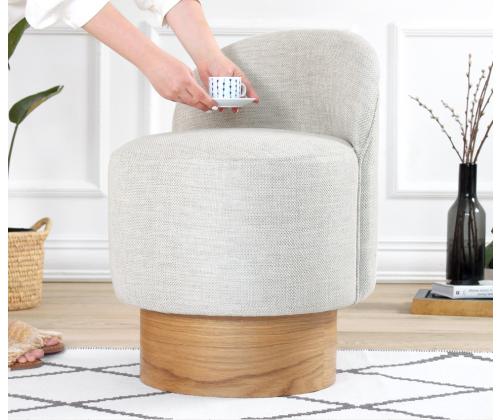 Barren Puf - vaaleanharmaa