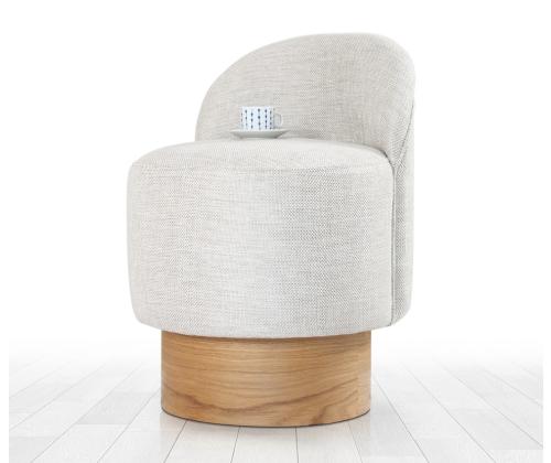 Barren Puf - vaaleanharmaa