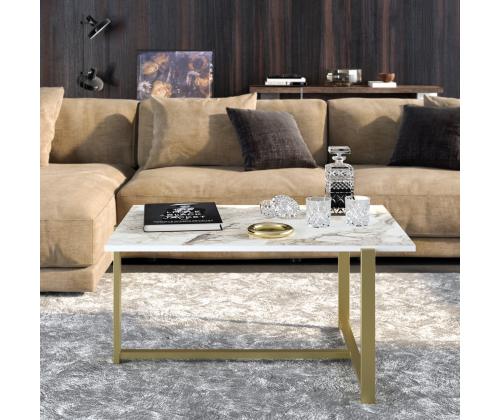 Sohvapöytä Merideths - Kulta