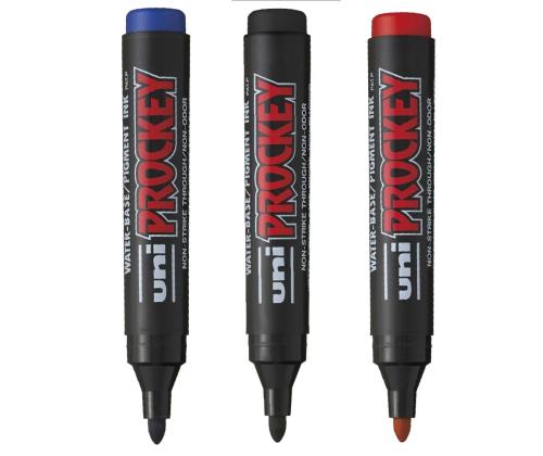 Pysyvä tussi kartiomaisella kärjellä UNI-BALL Prockey PM122 sininen