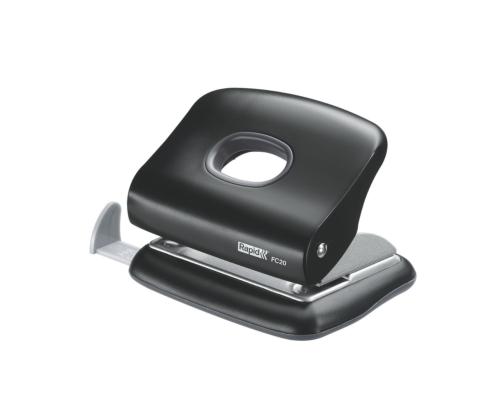 Lävistäjä 2,0 mm Papid FC20 kapasiteeti 20 arkkia, musta