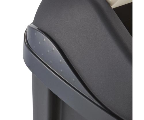 Roskakori Swing-Bin 50L musta