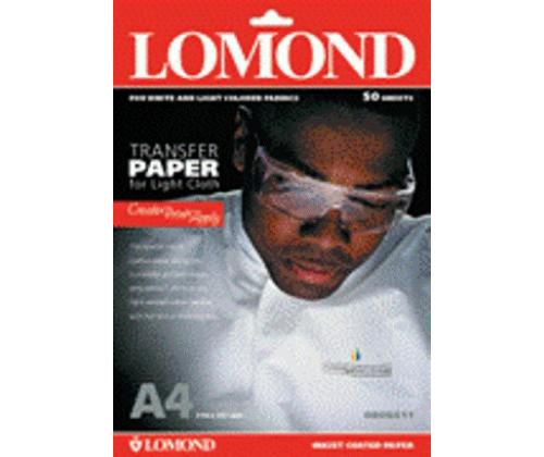 Lomond Thermotransfer Inkjet Paper A4, 10 arkkia, kevyille kankaille