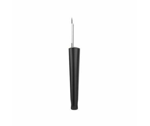 Fiskars Functional Form 1014418 Kiinteä teräinen kuorimaveitsi, musta
