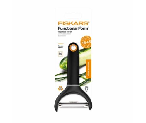 Fiskars Functional Form 1016122 Y-muotoinen kuorimaveitsi, musta