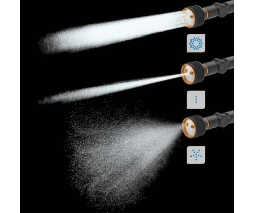 Fiskars 1065488 Kastelusauva 3-toiminen, etusäätölaite