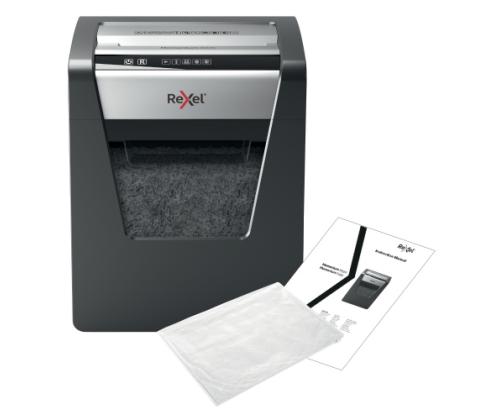 Rexel Momentum X415 paperisilppuri Ristisilppuava 4x40mm, P4, harmaa/musta