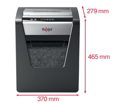 Rexel Momentum X415 paperisilppuri Ristisilppuava 4x40mm, P4, harmaa/musta
