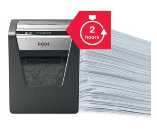 Rexel Momentum X415 paperisilppuri Ristisilppuava 4x40mm, P4, harmaa/musta