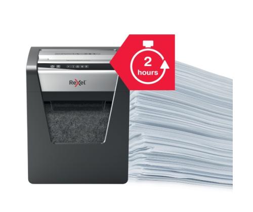 Rexel Momentum X415 paperisilppuri Ristisilppuava 4x40mm, P4, harmaa/musta