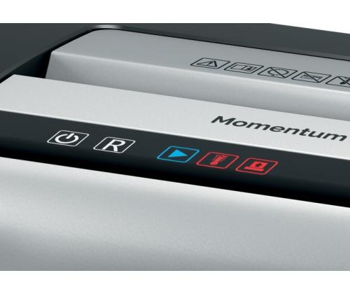 Rexel Momentum X415 paperisilppuri Ristisilppuava 4x40mm, P4, harmaa/musta