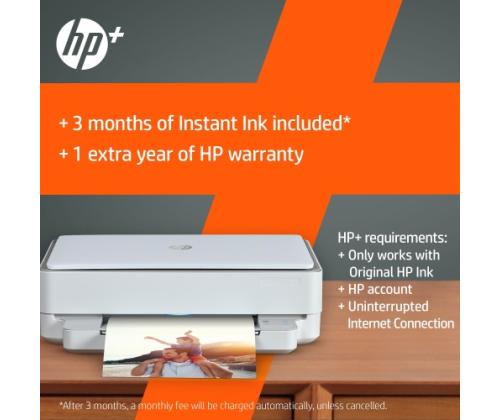 HP ENVY 6020e Mustesuihkutulostin Väri MFP A4 10 ppm USB Wi-Fi Bluetooth