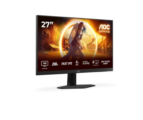 AOC G4 27G4HRE -näyttö 27'' Fast IPS FHD 1920x1080, 1 ms, 300 cd/m2, 200 Hz, musta, musta