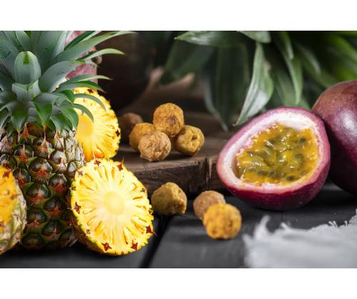 Eco fresh foods Kuivatut ananas-passiohedelmäpallot 100 g