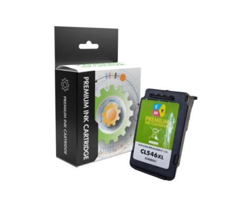 Yhteensopiva Static Control Canon CL-546XL mustekasetti, CMY, CM