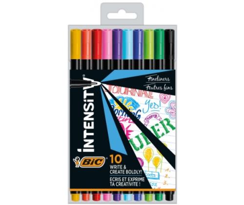 BIC Fineliners INTENSITY FINE BCL monivärinen, sarja 10 väriä CEL1011727