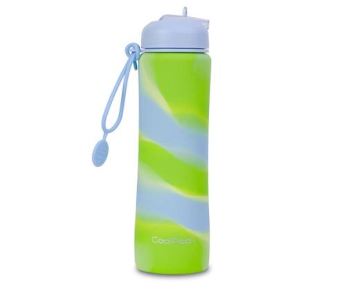 COOLPACK Silikon vesipullo Pumppu 600 ml Girls Blue