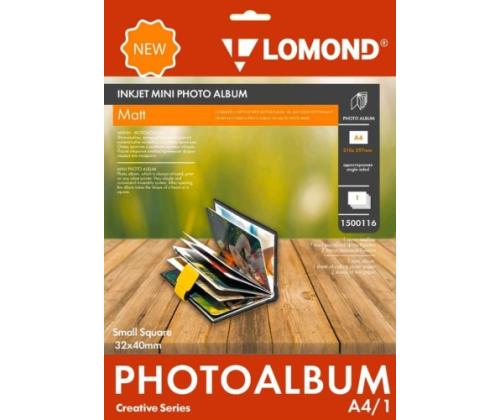 Lomond Inkjet Mini Album Small Square Matt 32x40mm (pieni)