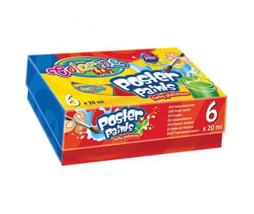 Colorino Kids Poster maalit 6 väriä 20 ml