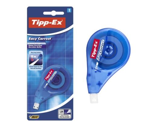 BIC korjausteippi TIPP-Ex Easy Correct 4,2mm x 12m, läpipainopakkaus 1 kpl.