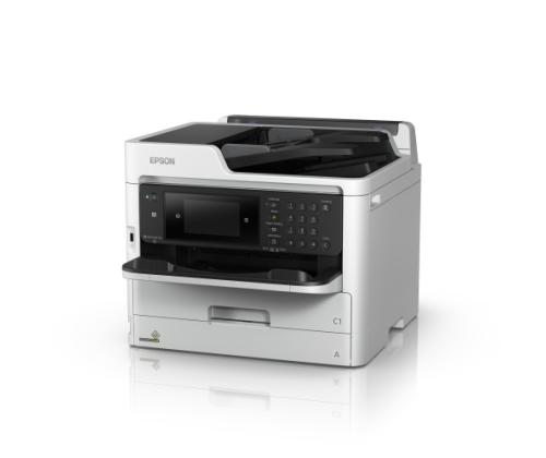 Epson WorkForce Pro WF-M5799DWF tulostin mustesuihkutulostin mustavalkoinen monitoimilaite A4, laskuri 100K-180K (käytetty) (Käytetty)