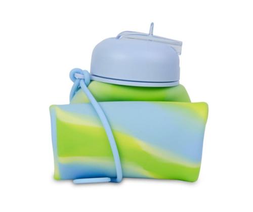 COOLPACK Silikon vesipullo Pumppu 600 ml Girls Blue