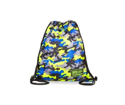 Gymsack COOLPACK Sprint Sprint Line Camo Fusion kollane