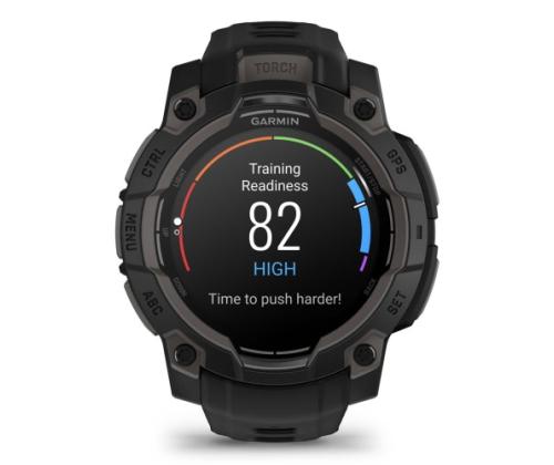 Garmin Instinct 3 -älykello 45 mm AMOLED musta, musta ranneke