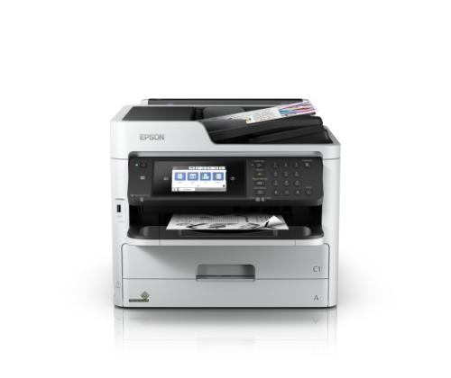 Epson WorkForce Pro WF-M5799DWF tulostin mustesuihkutulostin mustavalkoinen monitoimilaite A4, laskuri 100K-180K (käytetty) (Käytetty)