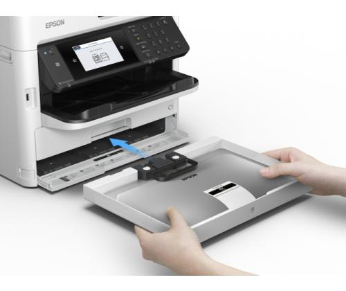 Epson WorkForce Pro WF-M5799DWF tulostin mustesuihkutulostin mustavalkoinen monitoimilaite A4, laskuri 100K-180K (käytetty) (Käytetty)