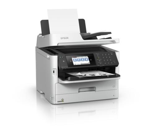 Epson WorkForce Pro WF-M5799DWF tulostin mustesuihkutulostin mustavalkoinen monitoimilaite A4, laskuri 100K-180K (käytetty) (Käytetty)