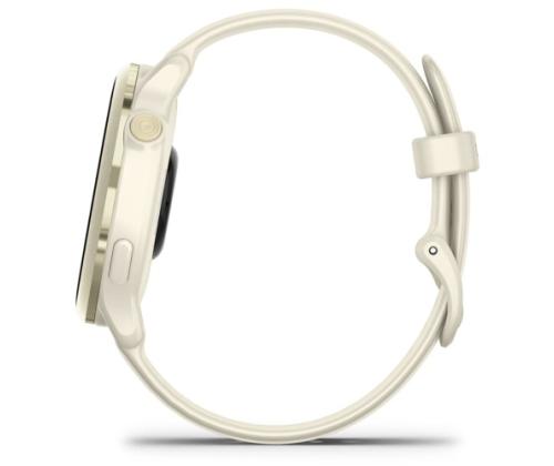 Garmin Vivoactive 6 -älykello 30,4 mm Lunar Gold, jossa on luinen ranneke