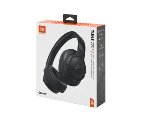 JBL Tune 720BT Langalliset ja langattomat kuulokkeet, Bluetooth, 3,5 mm:n liitäntä, musta
