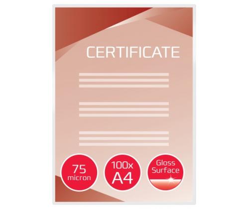 Laminointipussit GBC A4, 75 mic, läpinäkyvä, pakkaus. (100 kpl.)