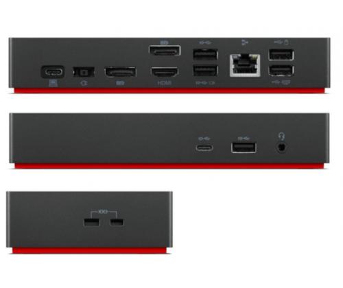 Lenovo ThinkPad Universal USB-C -telakka (40AY0090EU) Telakointiasema, musta