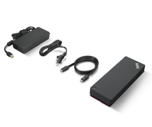 Lenovo ThinkPad Universal Thunderbolt 4 Dock 135W (40B00135EU) telakointiasema, langallinen, musta